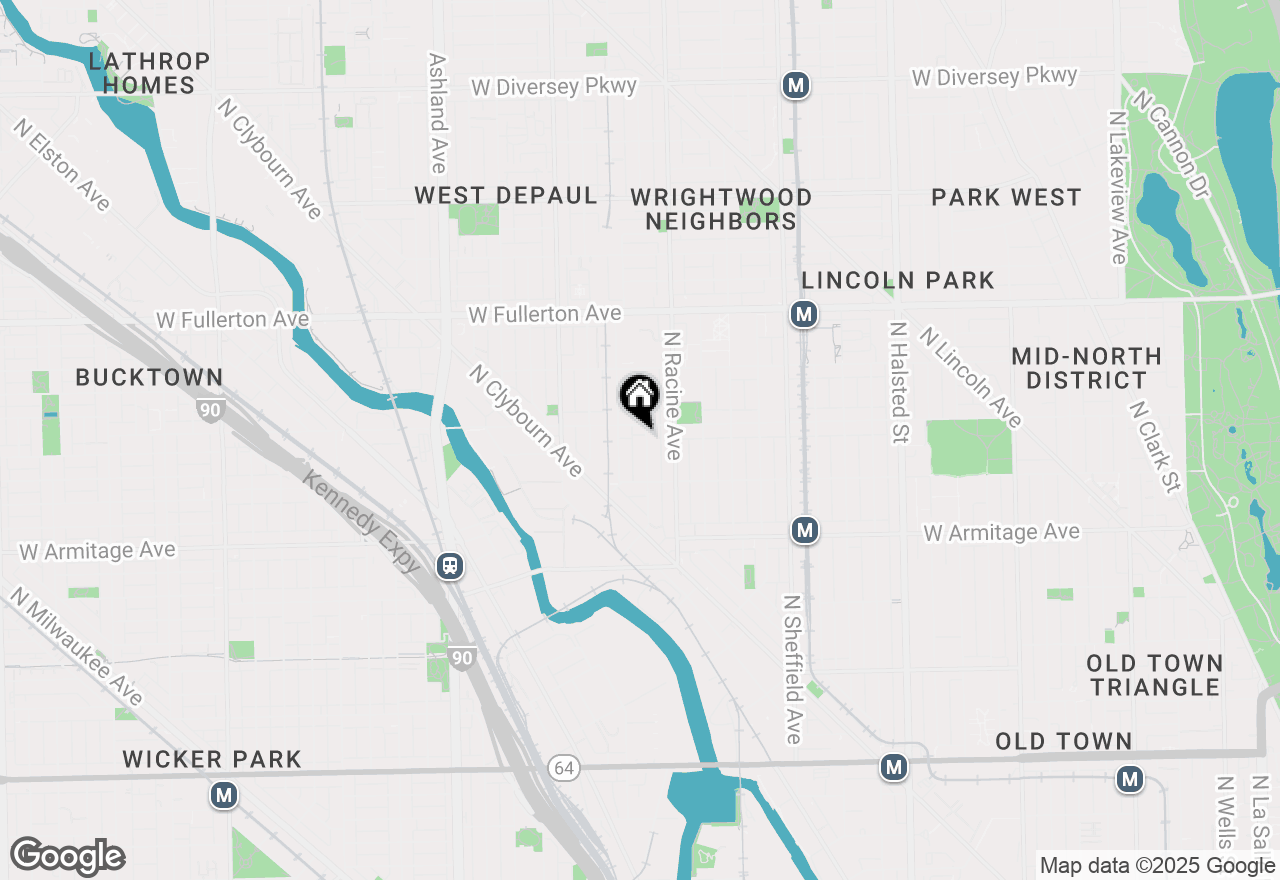 Map of 2146 N Magnolia Avenue, Chicago, IL 60614