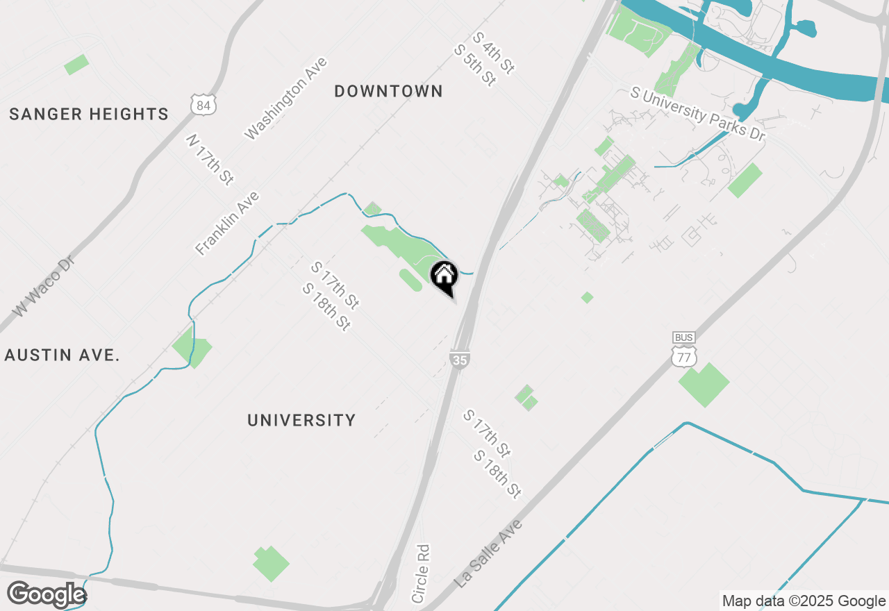 Map of 1400 Gurley Avenue, Waco, TX 76706