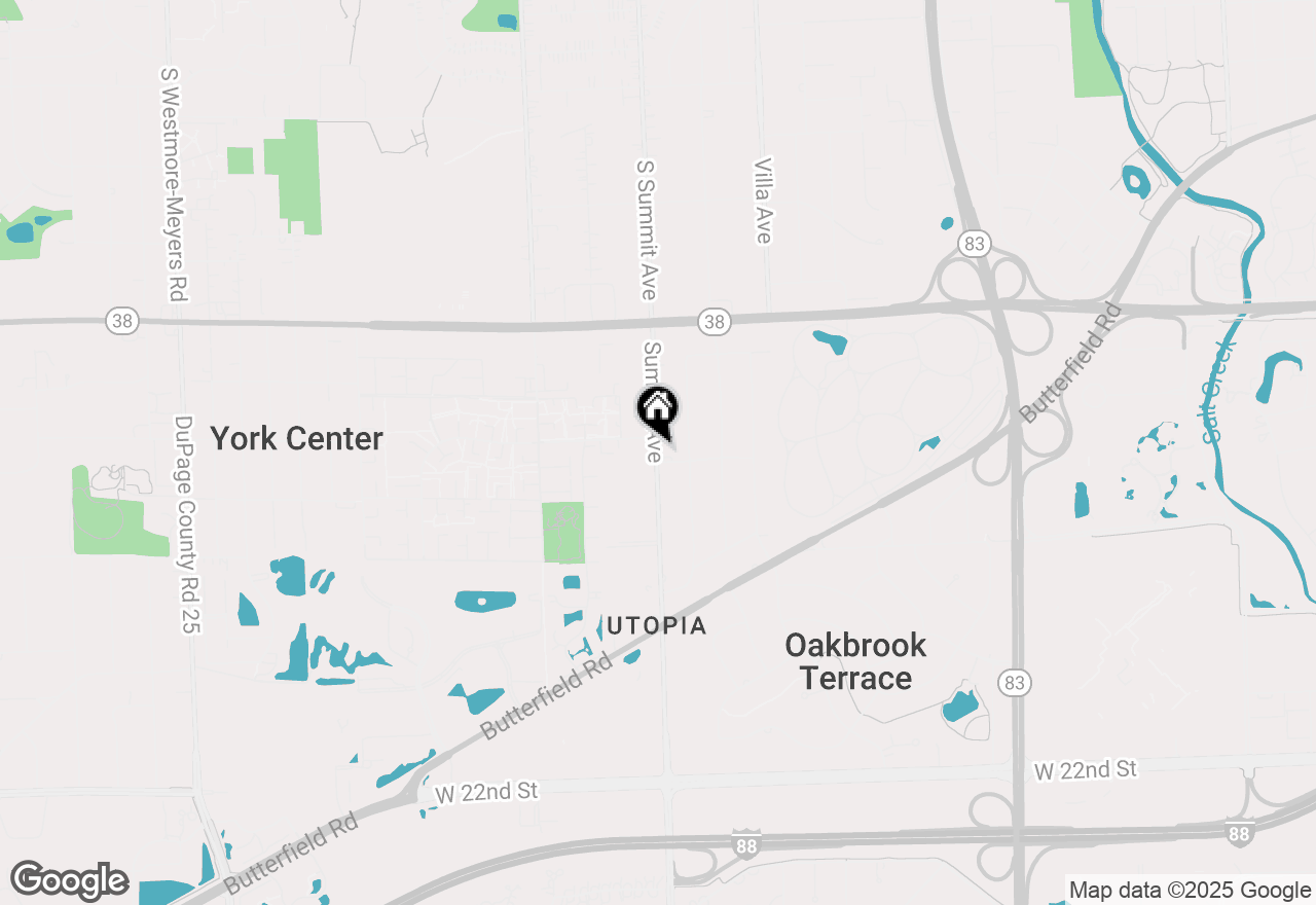 Map of 1S221 Summit Avenue, Oakbrook Terrace, IL 60181