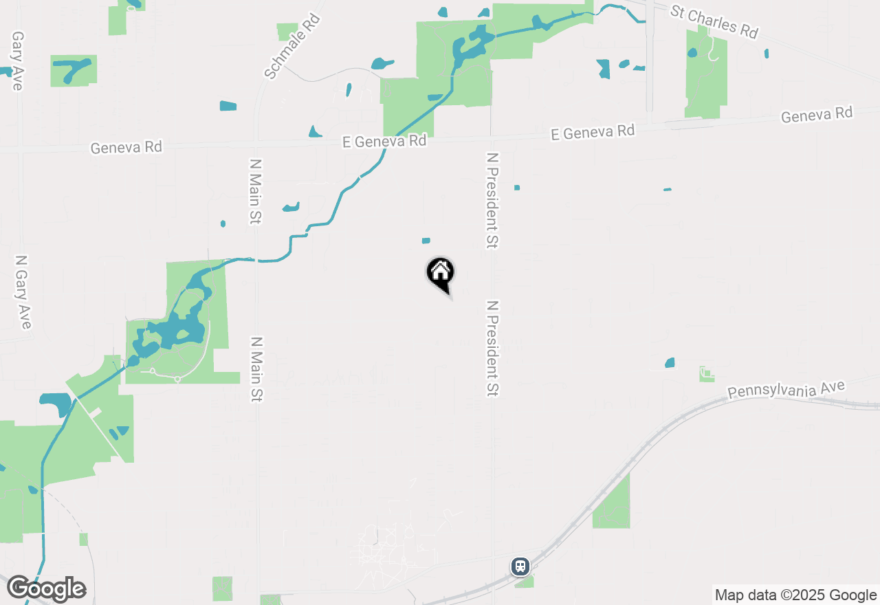 Map of 705 Parkway Drive, Wheaton, IL 60187