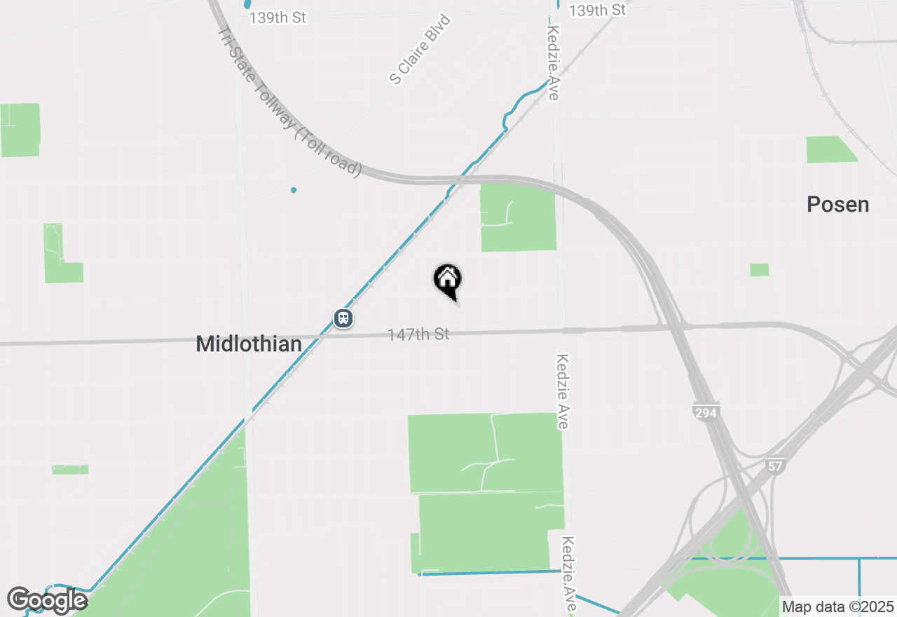 Map of 14623 St. Louis Avenue, Midlothian, IL 60445