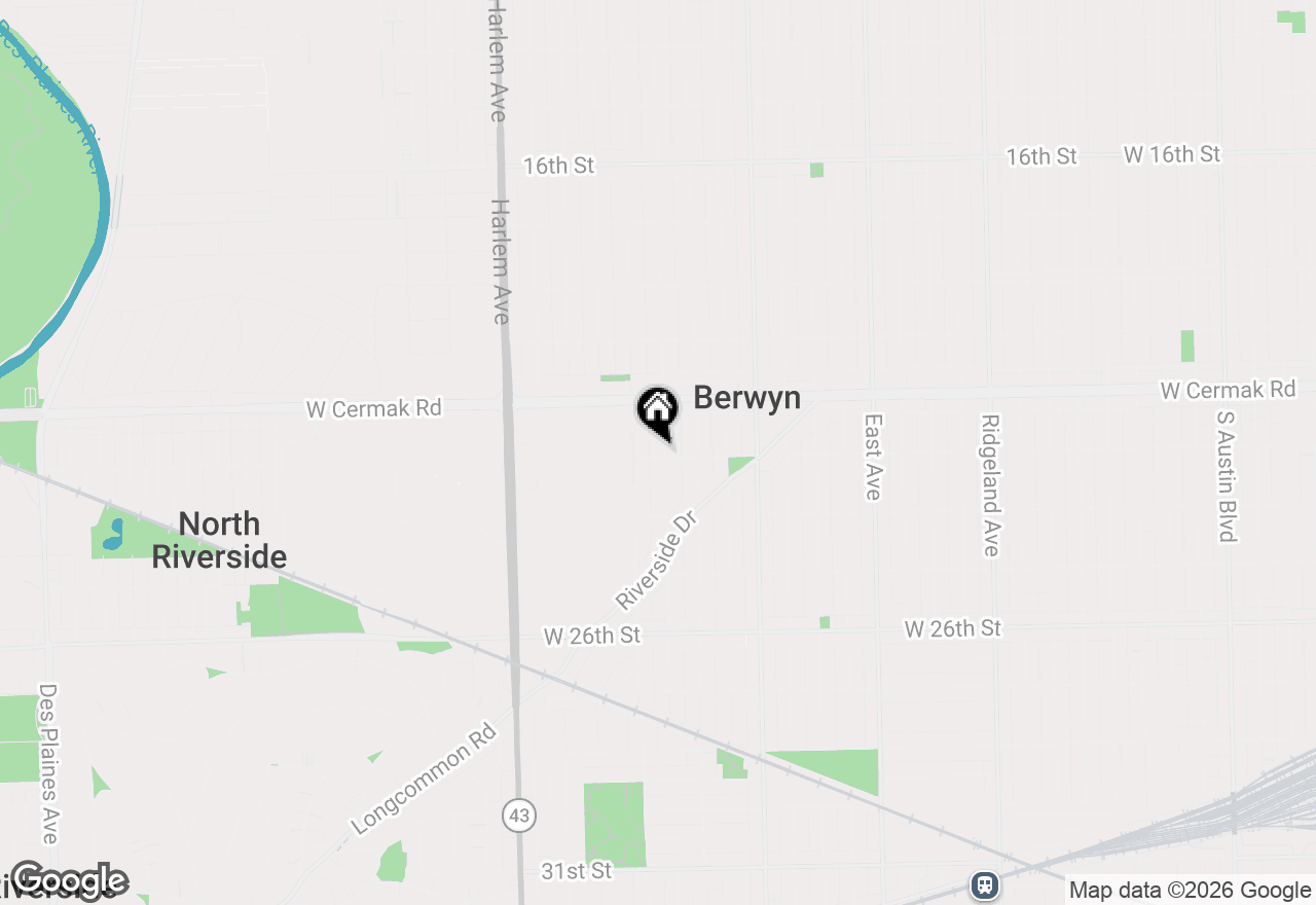 Map of 2246 Clinton Avenue, Berwyn, IL 60402
