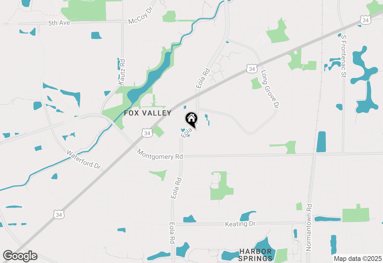 Map of 2552 Autumn Grove Court, Aurora, IL 60504