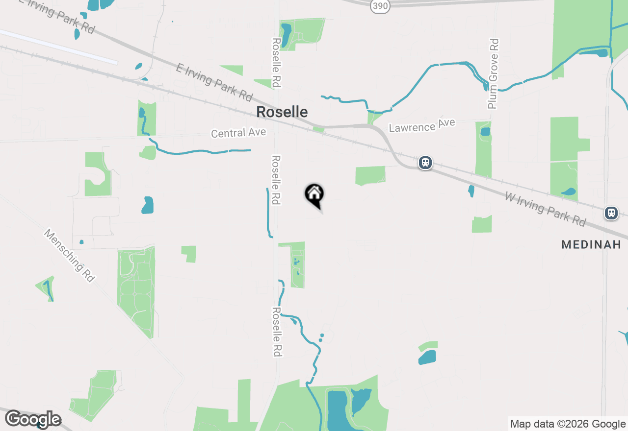 Map of 311 S Prospect Street, Roselle, IL 60172