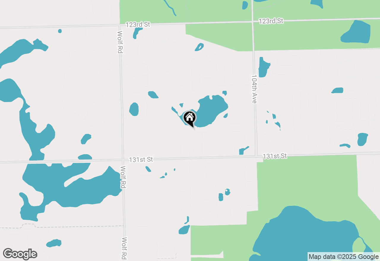 Map of 10760 Ridgewood Drive, Palos Park, IL 60464