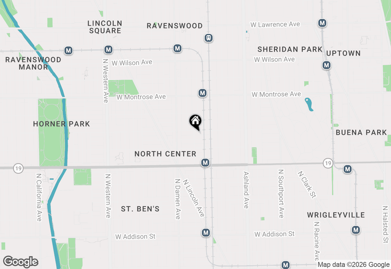 Map of 4149 N Wolcott Avenue, Chicago, IL 60613