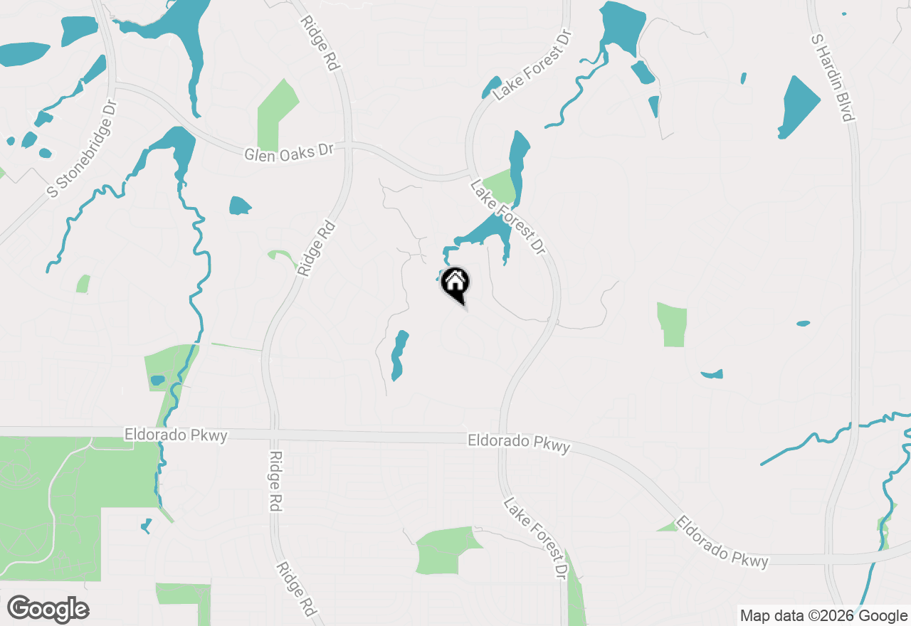 Map of 5409 N Briar Ridge Circle, Mckinney, TX 75072