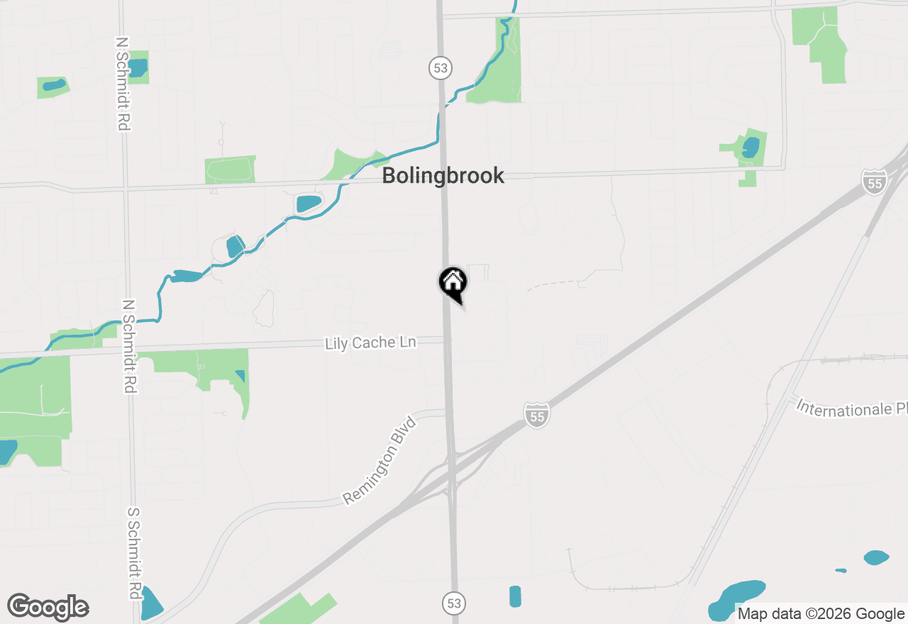 Map of 426 Greentree Lane, Bolingbrook, IL 60440