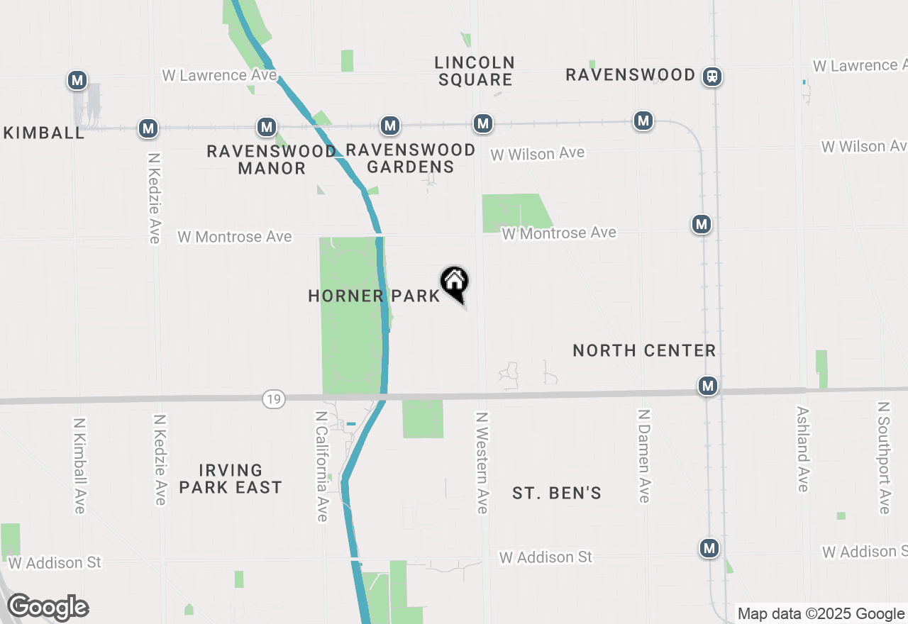 Map of 2438 W Berteau Avenue, Chicago, IL 60618