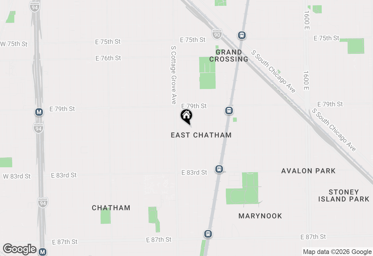 Map of 8017 S Maryland Avenue, Chicago, IL 60619