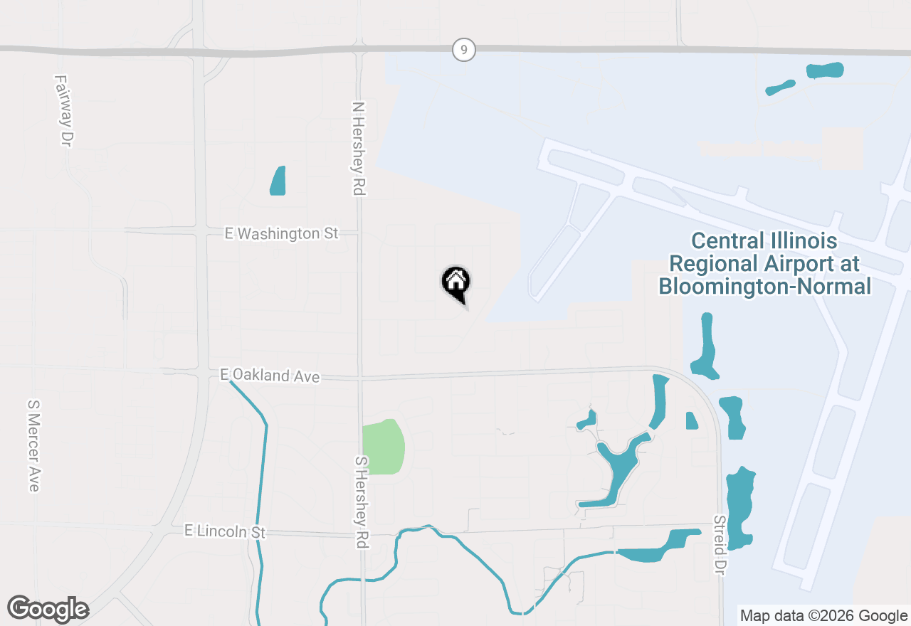 Map of 2910 Wellington Way, Bloomington, IL 61704