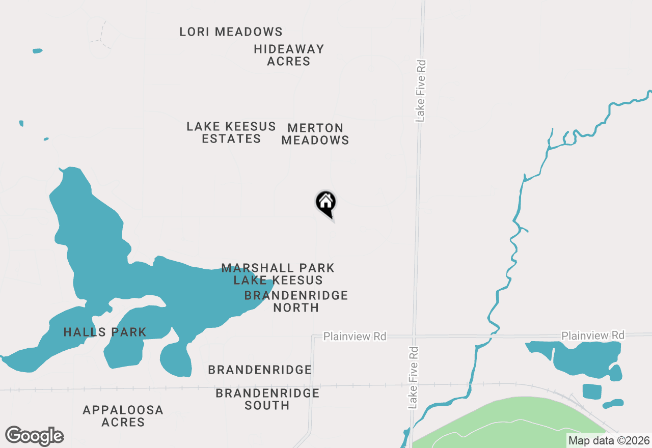 Map of W279N8379 Hunter Ct, Hartland, WI 53029