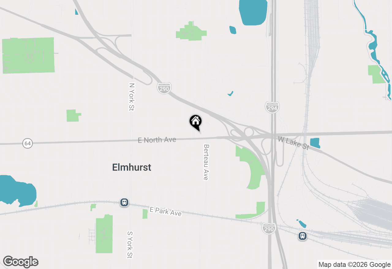 Map of 339 N Emroy Avenue, Elmhurst, IL 60126