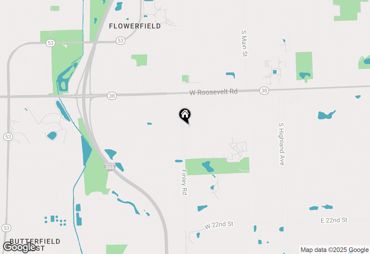 Map of 450 Manor Hill Lane, Lombard, IL 60148