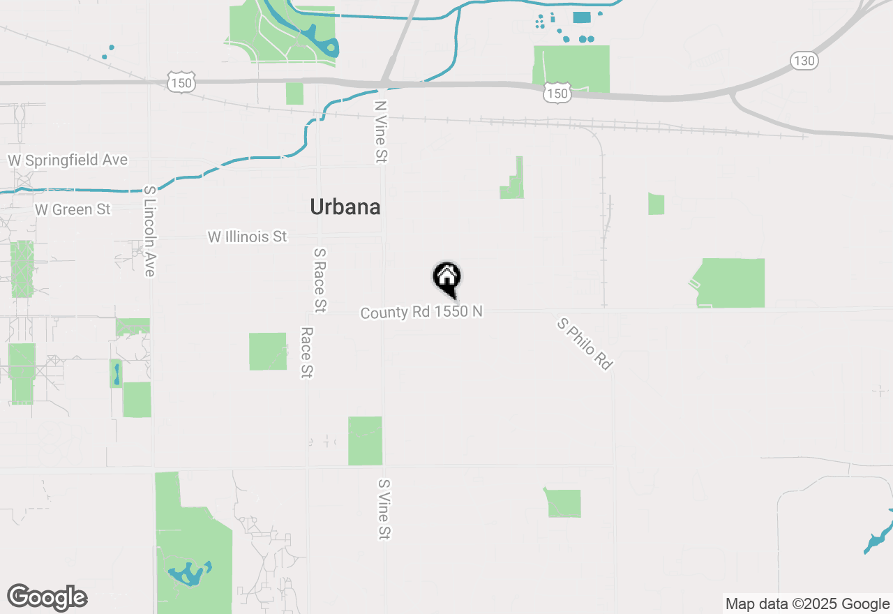 Map of 602 E Washington Street, Urbana, IL 61801