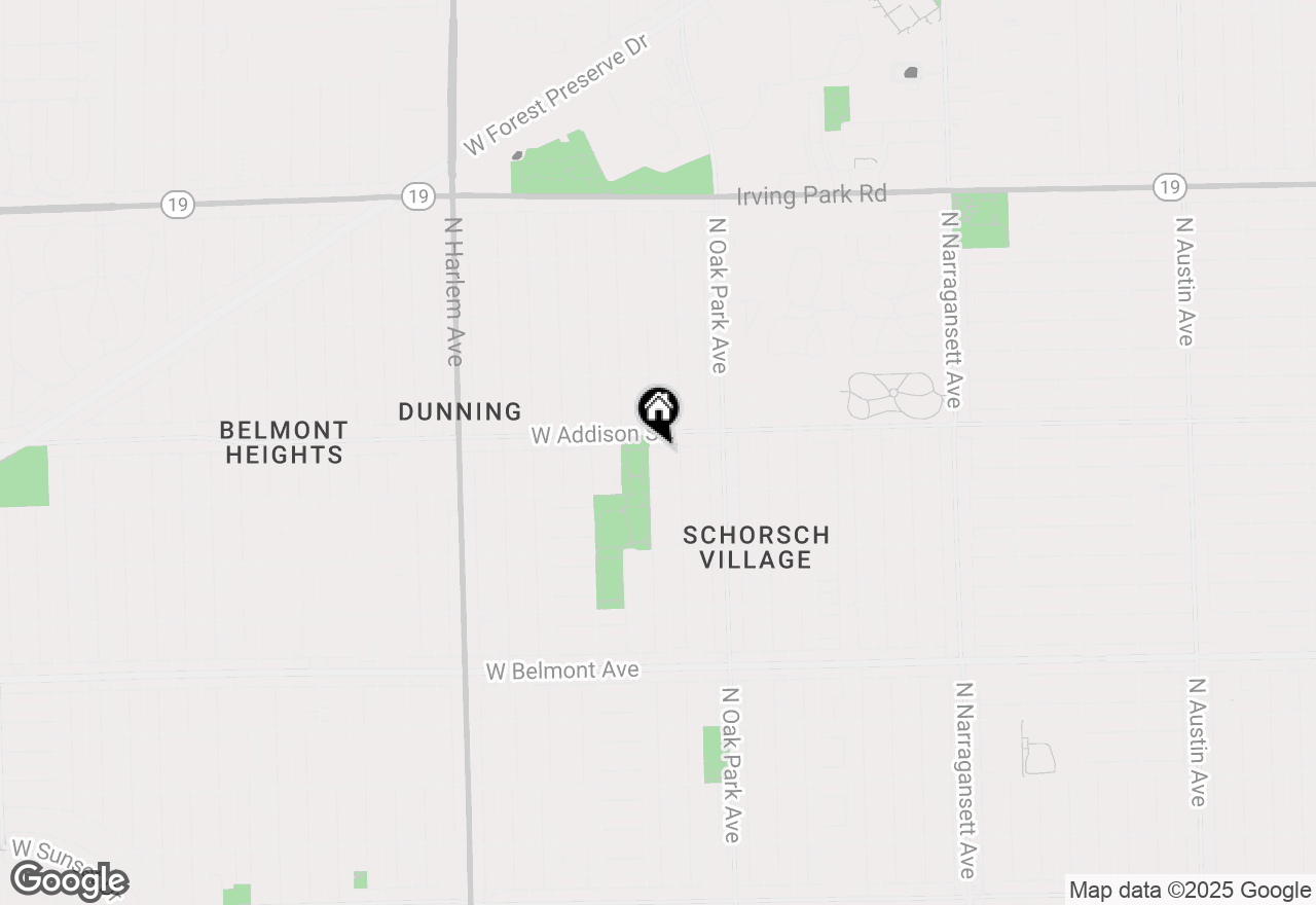 Map of 3540 N New England Avenue #2A, Chicago, IL 60634