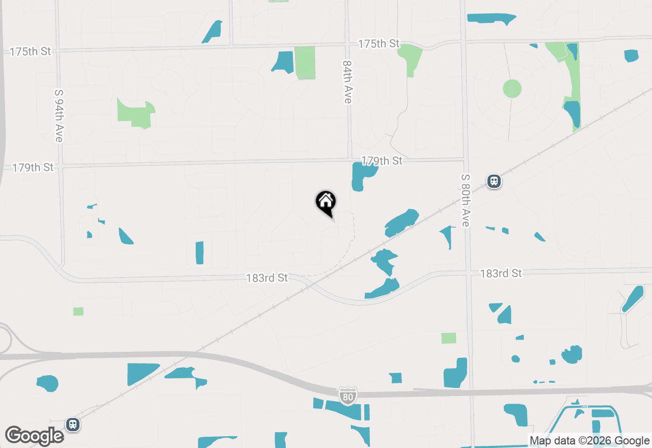 Map of 8434 Kirby Drive, Tinley Park, IL 60487