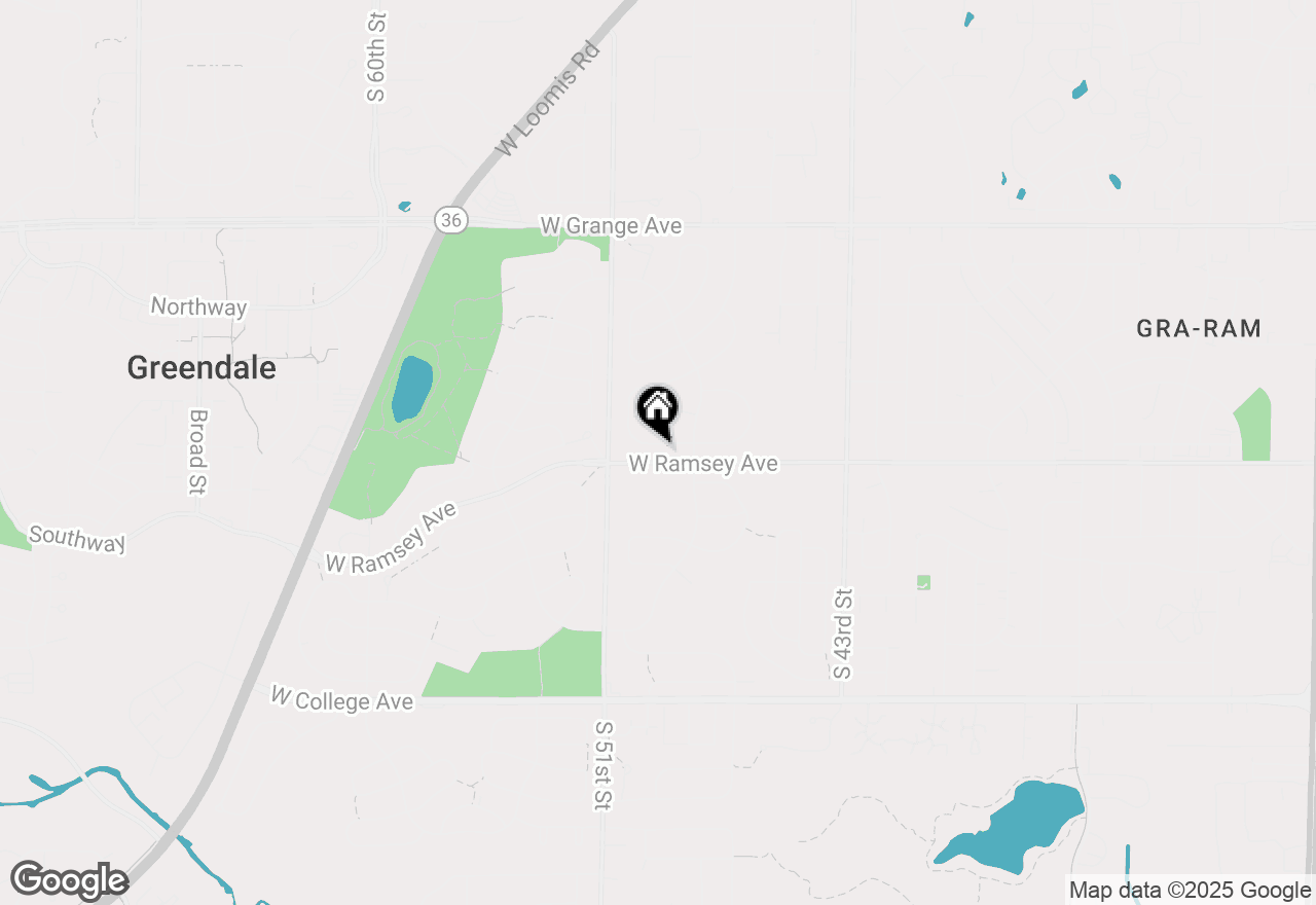 Map of 5059 Saxony Ln, Greendale, WI 53129