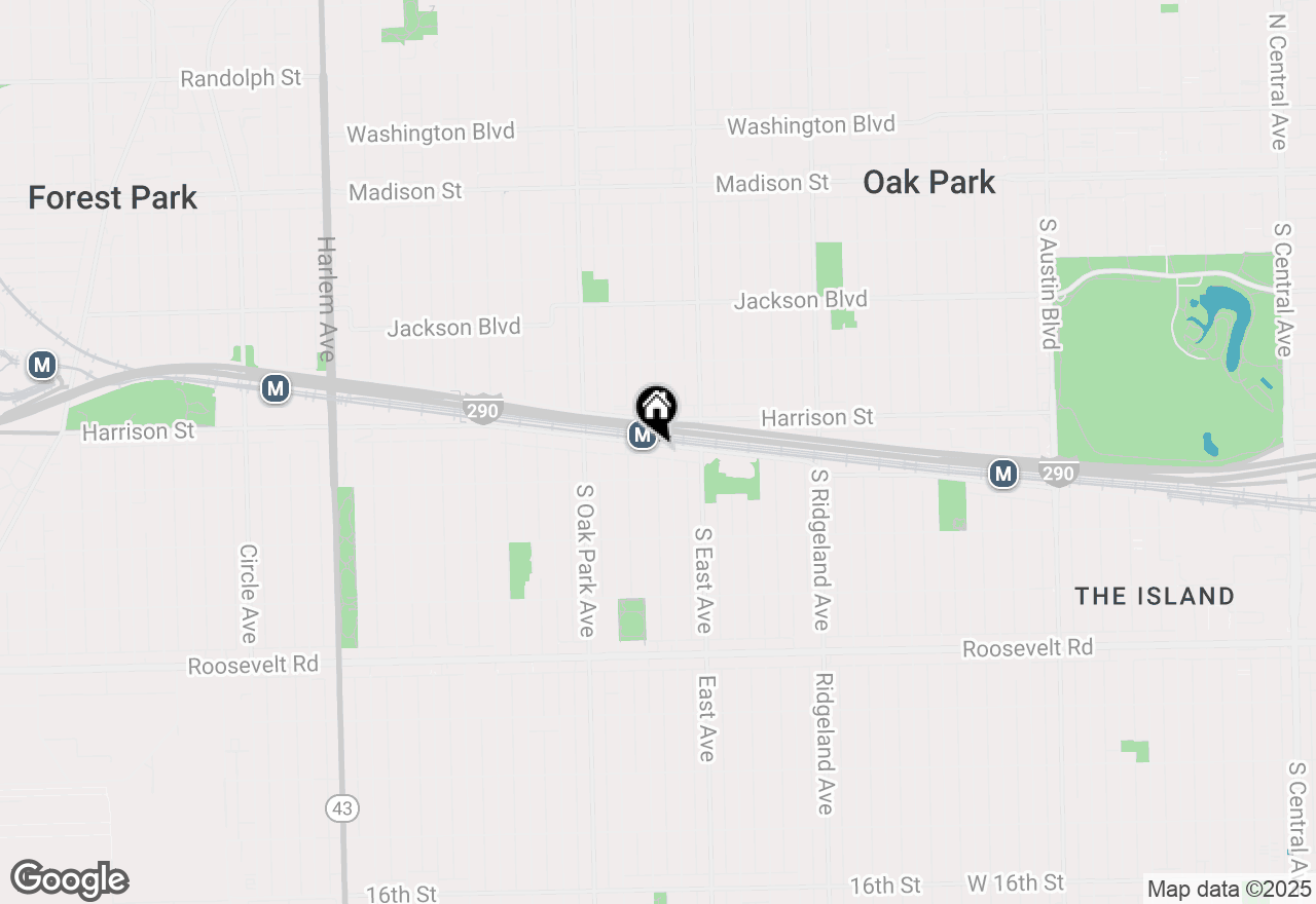 Map of 924 Wesley Avenue #2, Oak Park, IL 60304