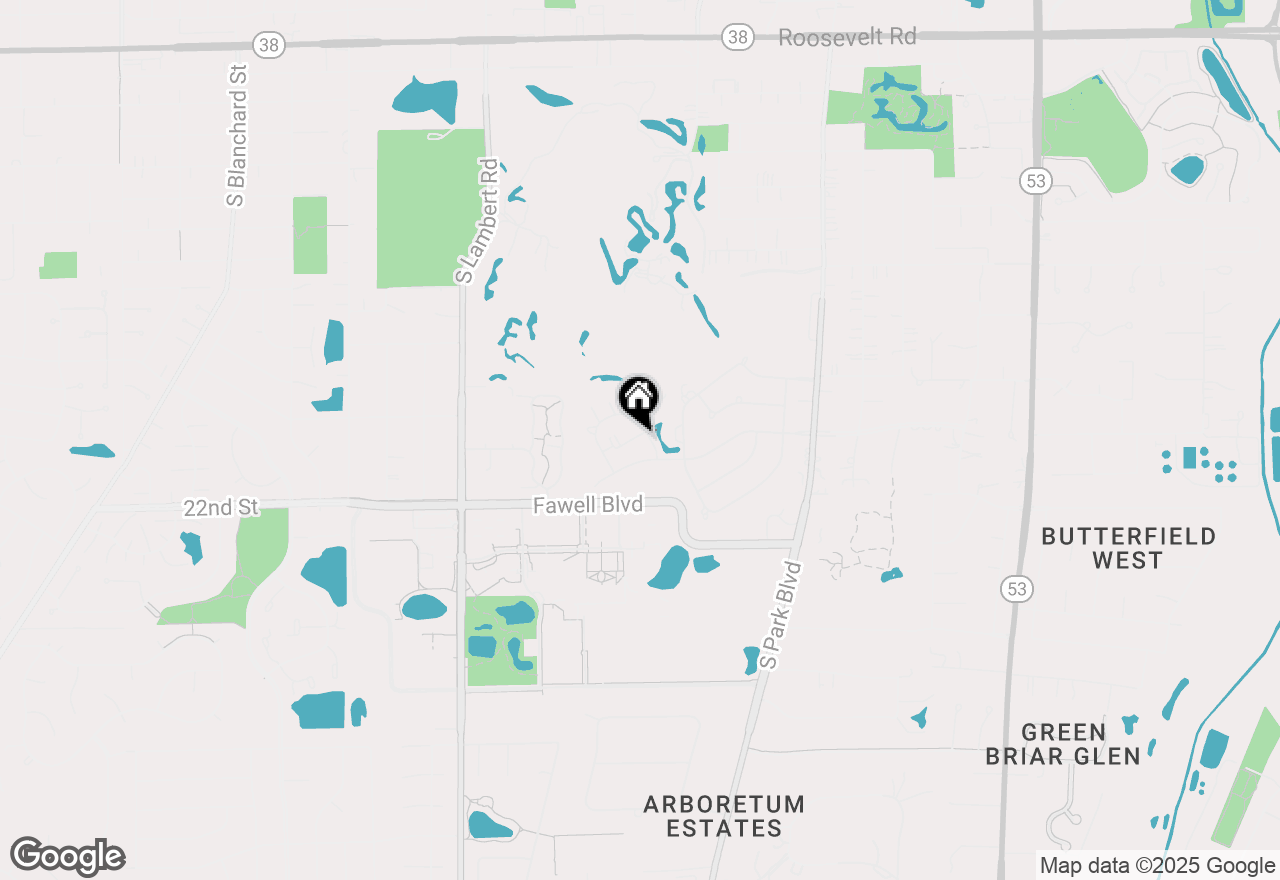 Map of 481 Raintree Court #E, Glen Ellyn, IL 60137