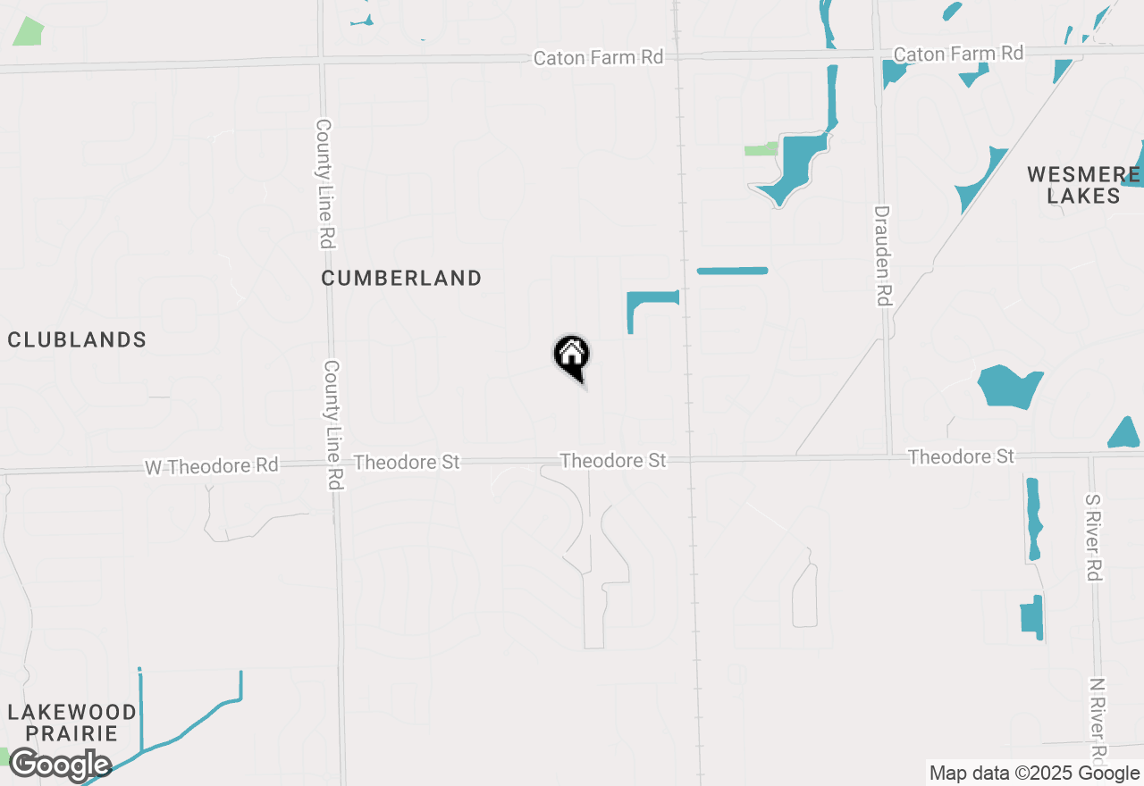 Map of 1707 Cascade Ridge Drive, Plainfield, IL 60586