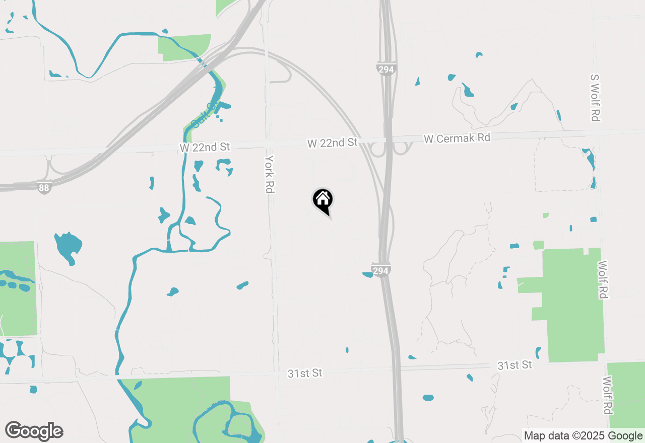 Map of 41 Windsor Drive, Oak Brook, IL 60523