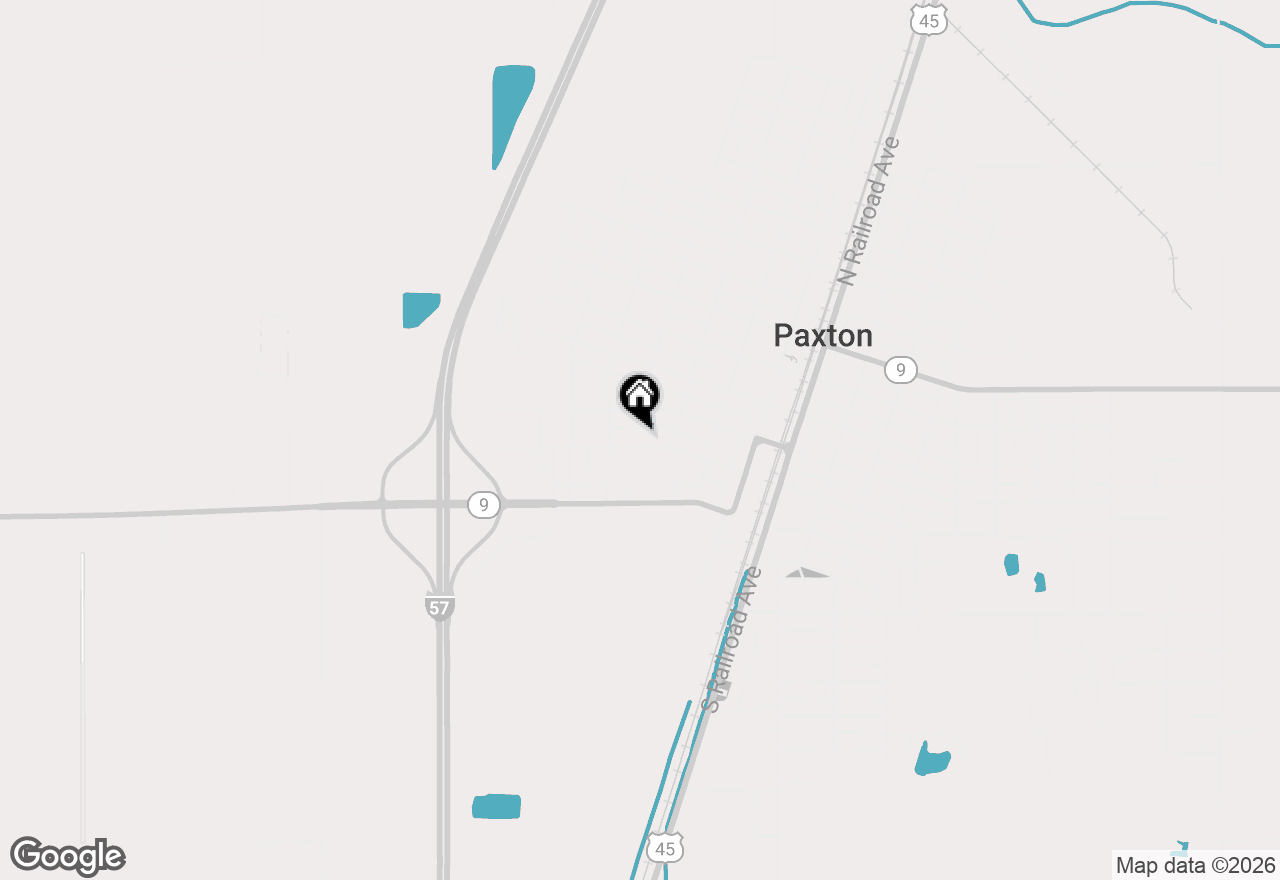 Map of 347 W Franklin Street, Paxton, IL 60957