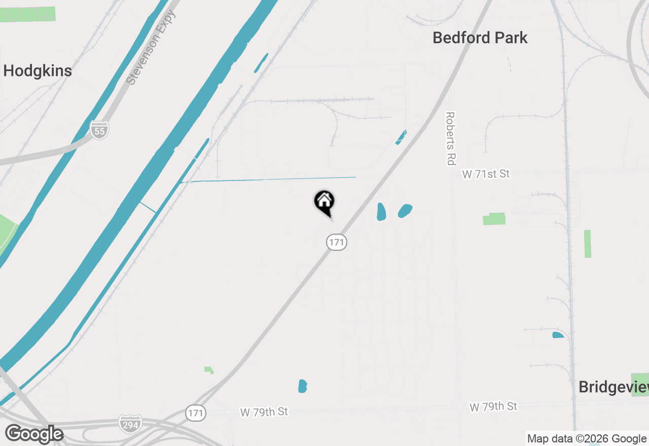 Map of 7245 Arbor Lane, Justice, IL 60458