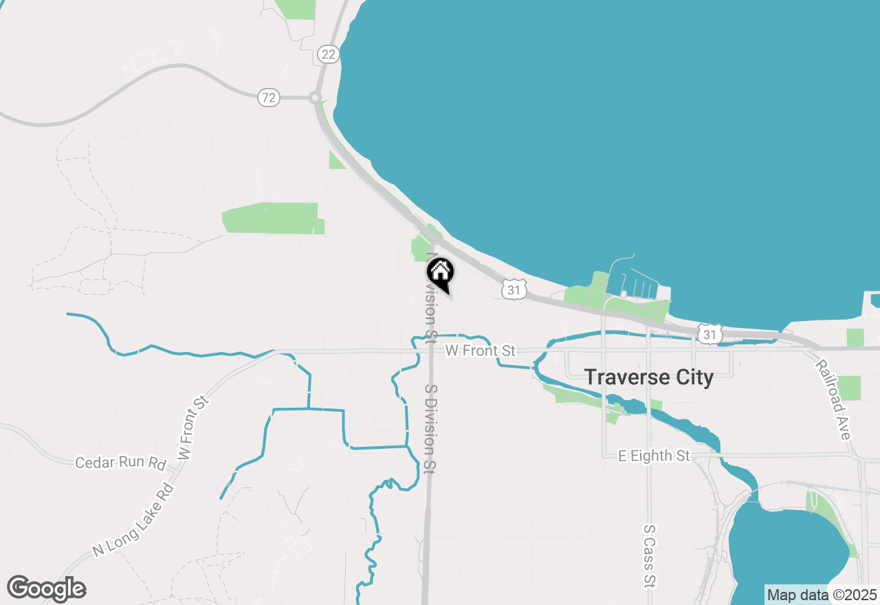Map of 619 Second Street, Traverse City, MI 49684