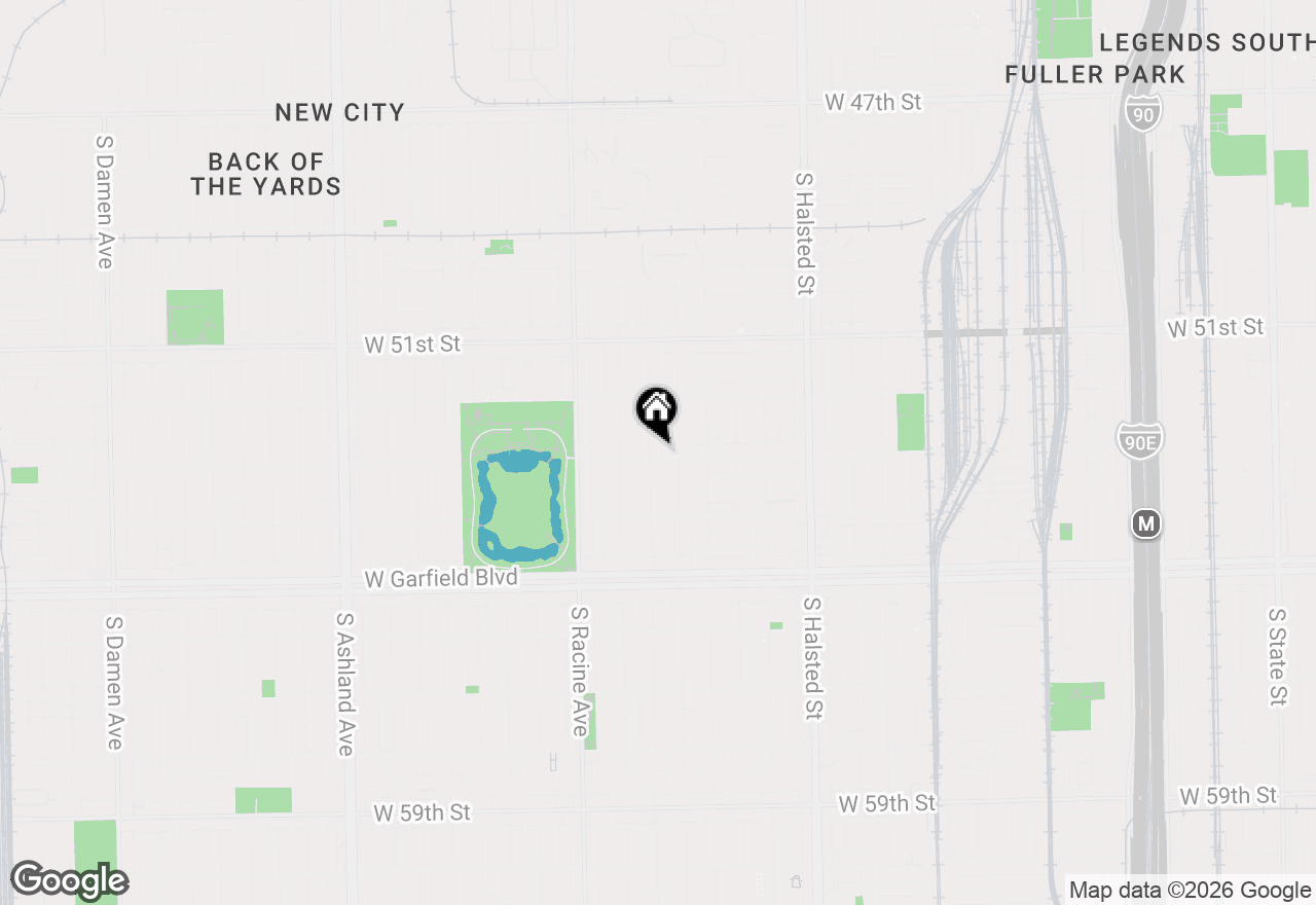 Map of 5256 S Carpenter Street, Chicago, IL 60609