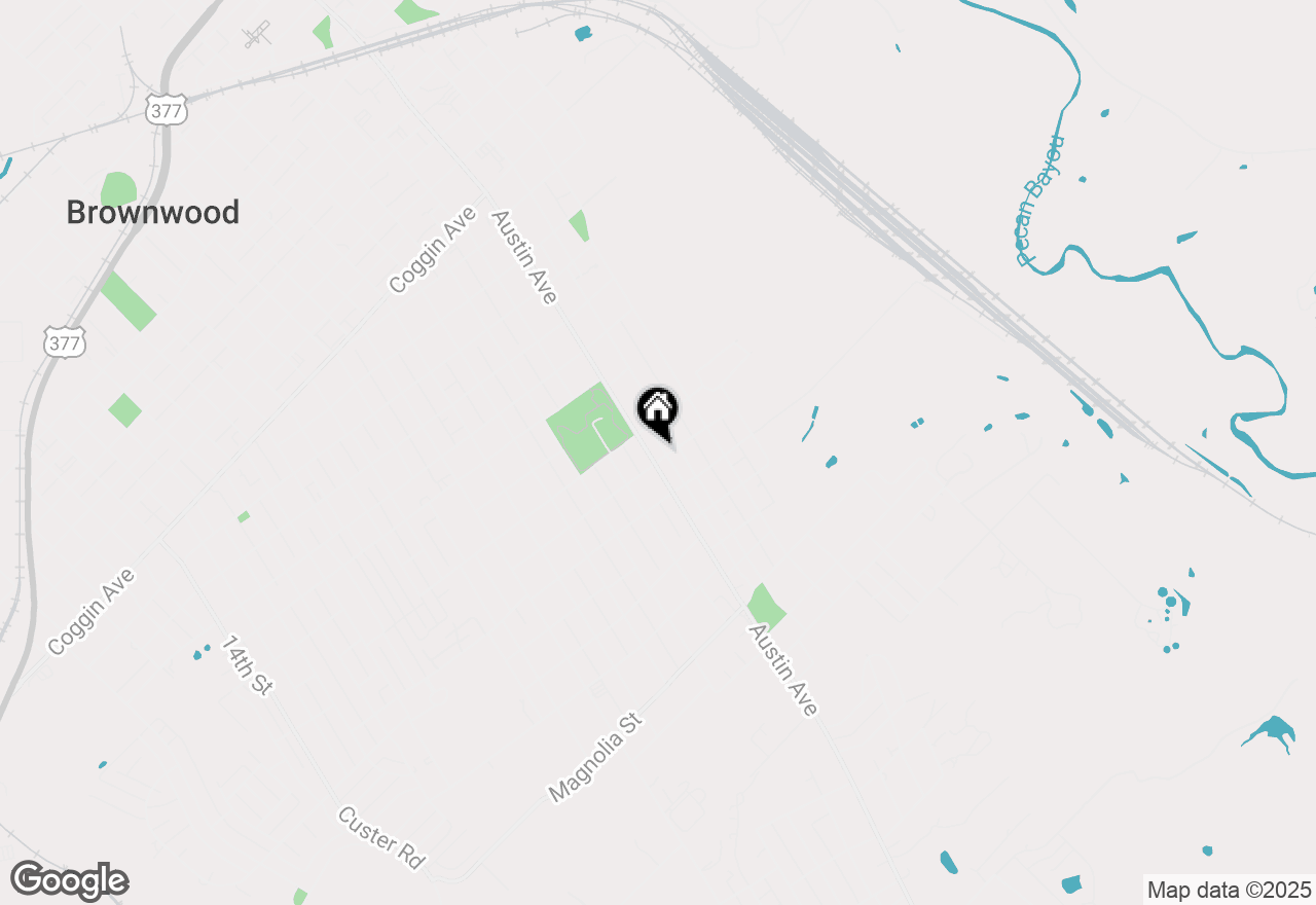 Map of 2208 Austin Avenue, Brownwood, TX 76801