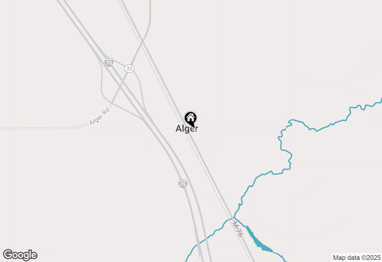 Map of 1486 N M-76, Alger, MI 48610