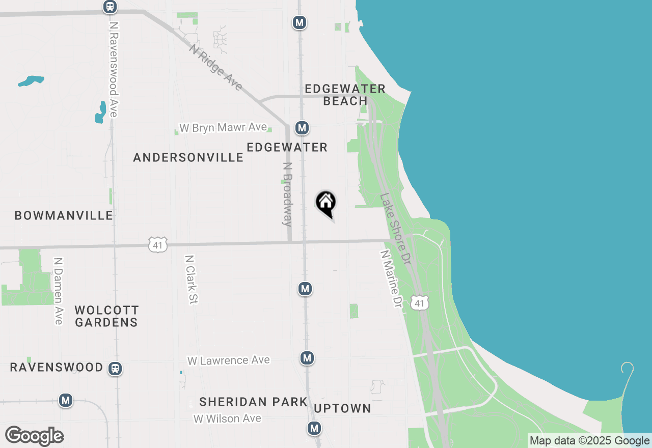 Map of 5236 N Kenmore Avenue #3N, Chicago, IL 60640