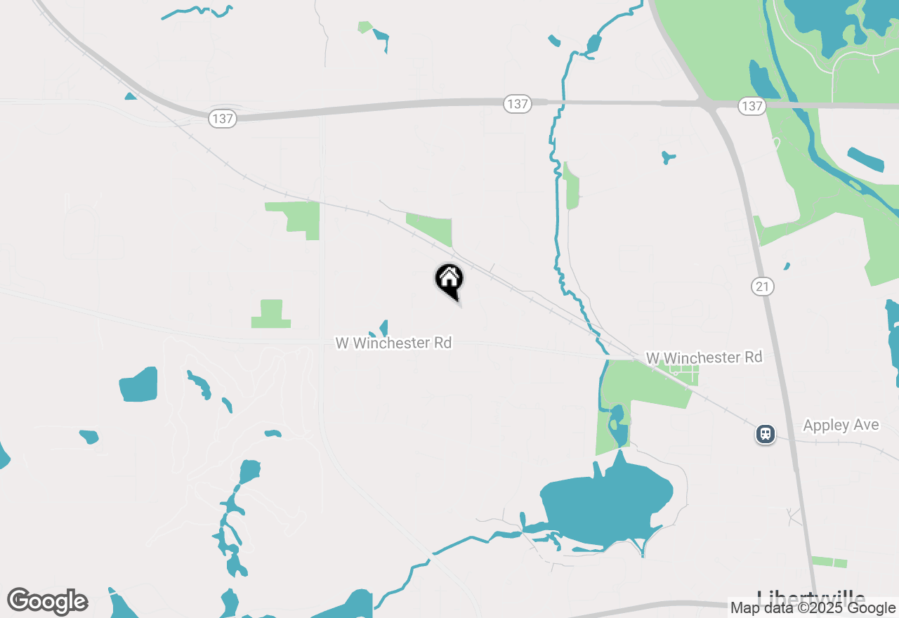 Map of 1145 Sussex Lane, Libertyville, IL 60048