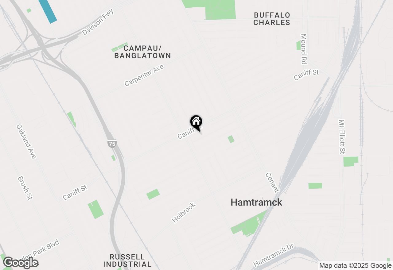 Map of 2977 Trowbridge Street, Hamtramck, MI 48212