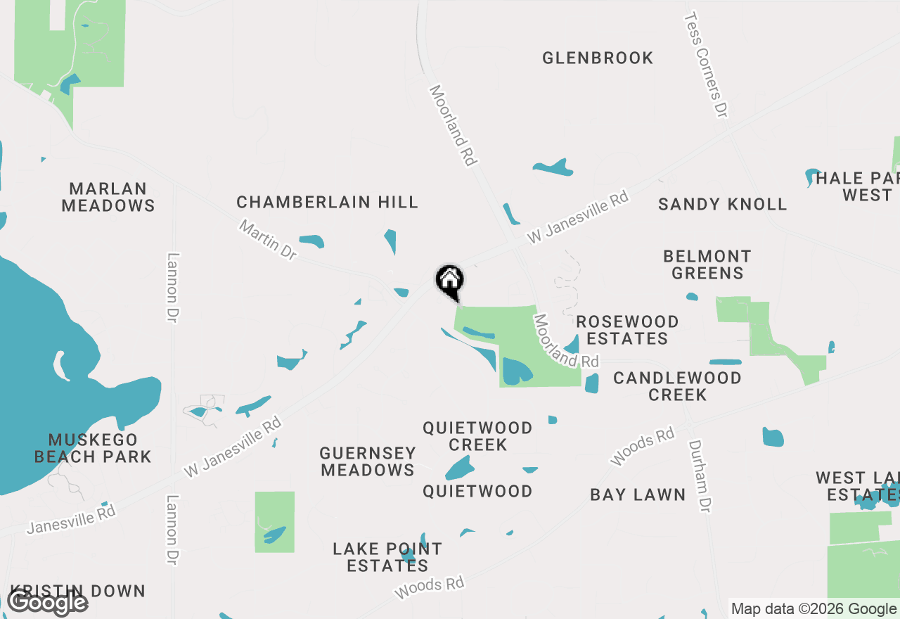 Map of S70W15865 Princeton Ct, Muskego, WI 53150