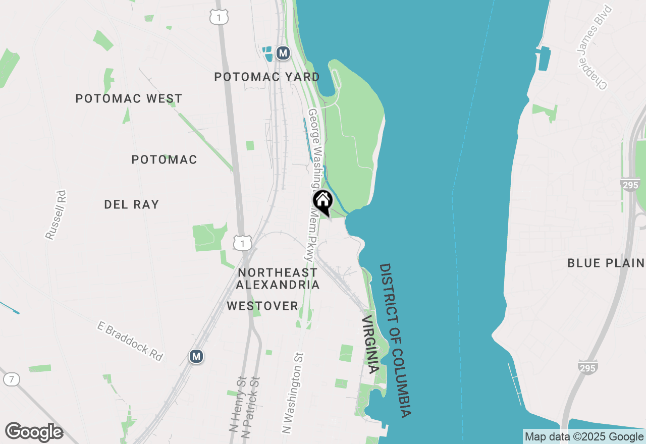 Map of 625 Slaters Lane #G4, Alexandria, VA 22314