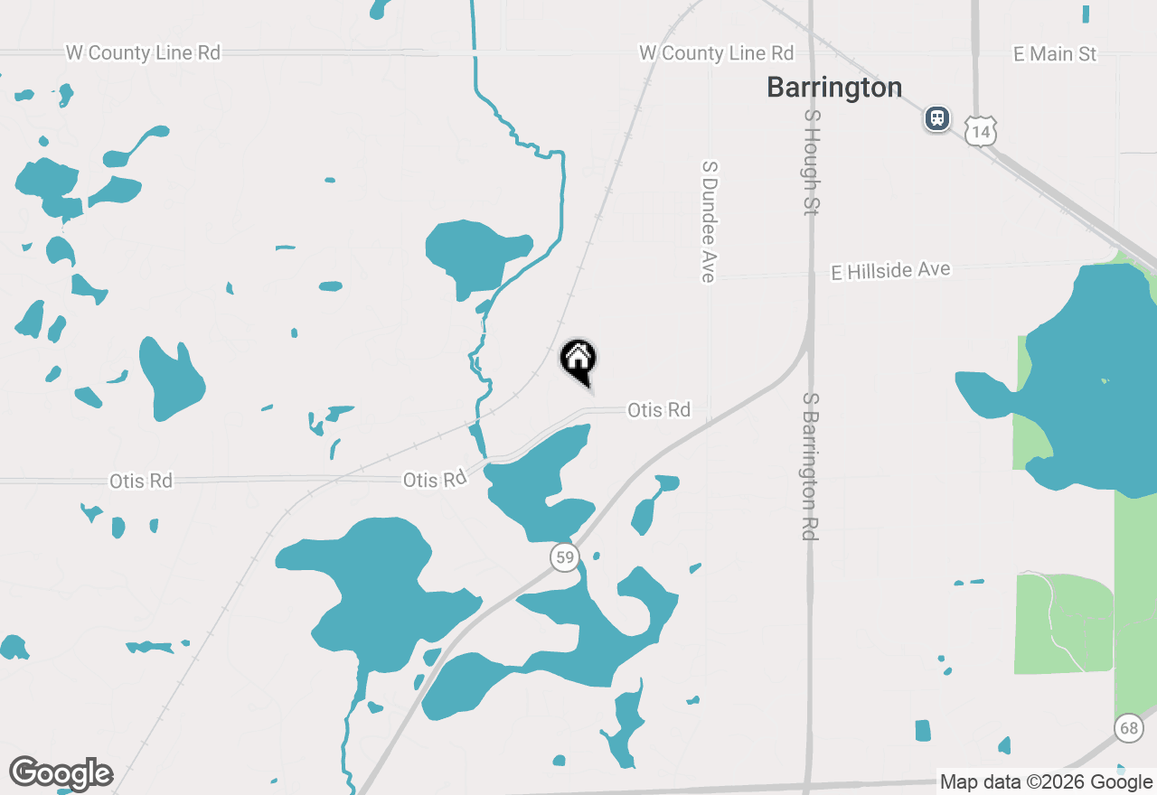 Map of 32 Otis Road, Barrington Hills, IL 60010