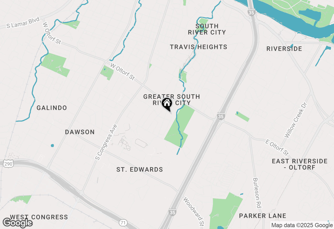 Map of 2507 E Side Dr, Austin, TX 78704