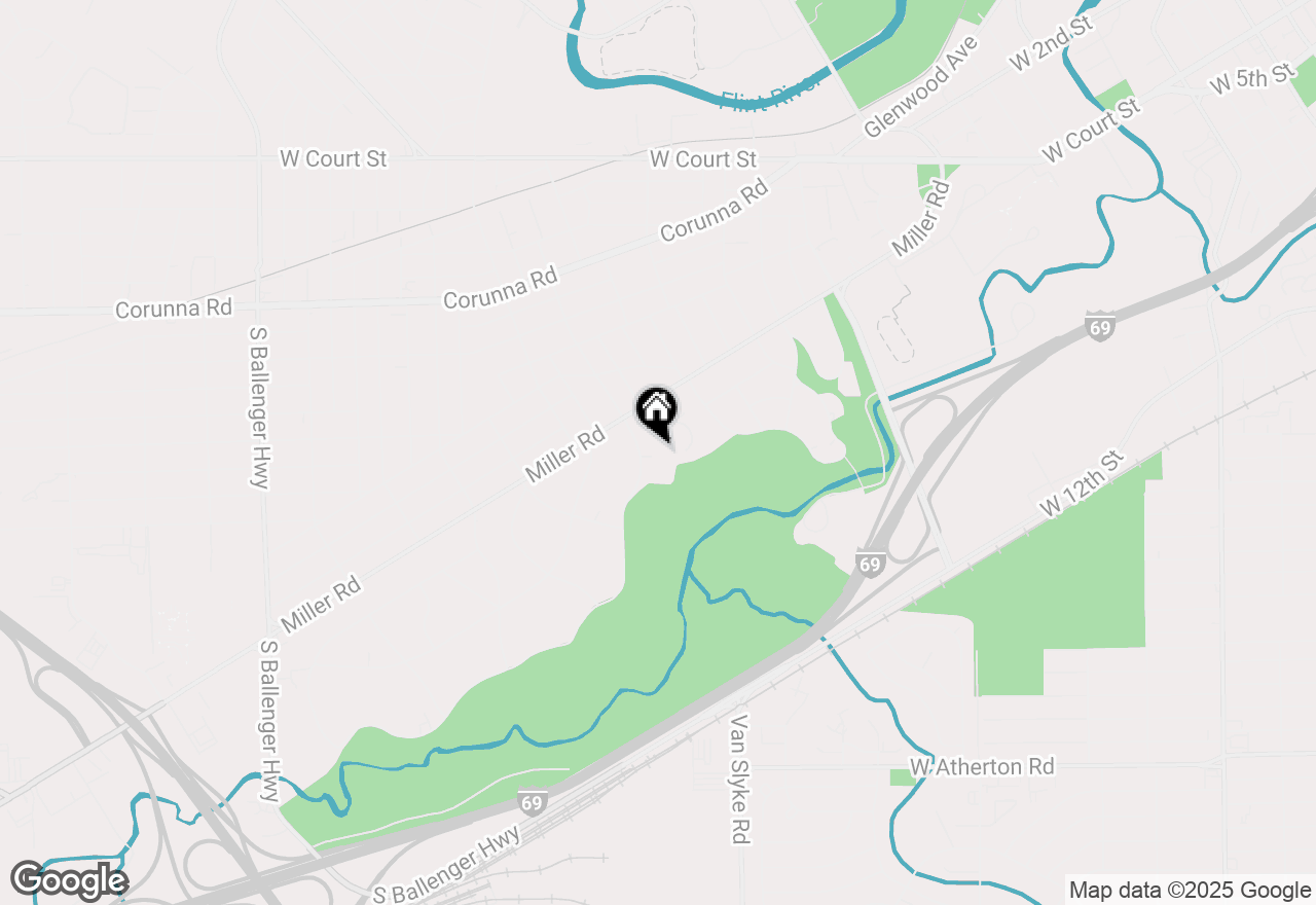 Map of 2541 Parkside Drive, Flint, MI 48503