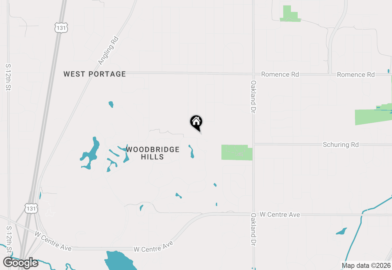 Map of 7376 Dunross Drive, Portage, MI 49024