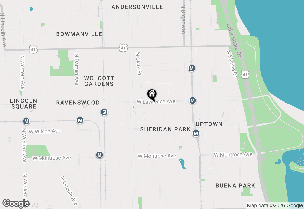 Map of 4749 N Dover Street, Chicago, IL 60640
