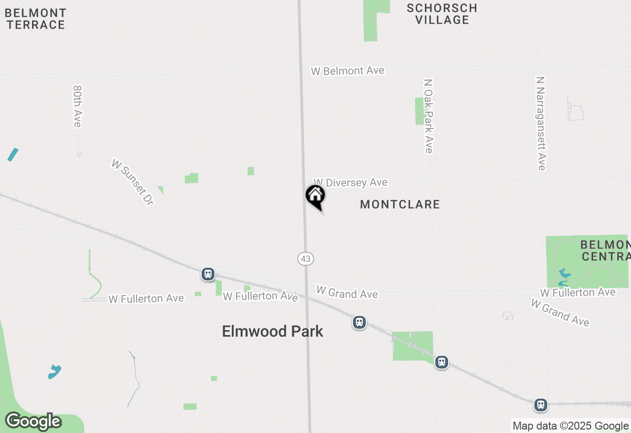 Map of 2644 N Neva Avenue, Chicago, IL 60707