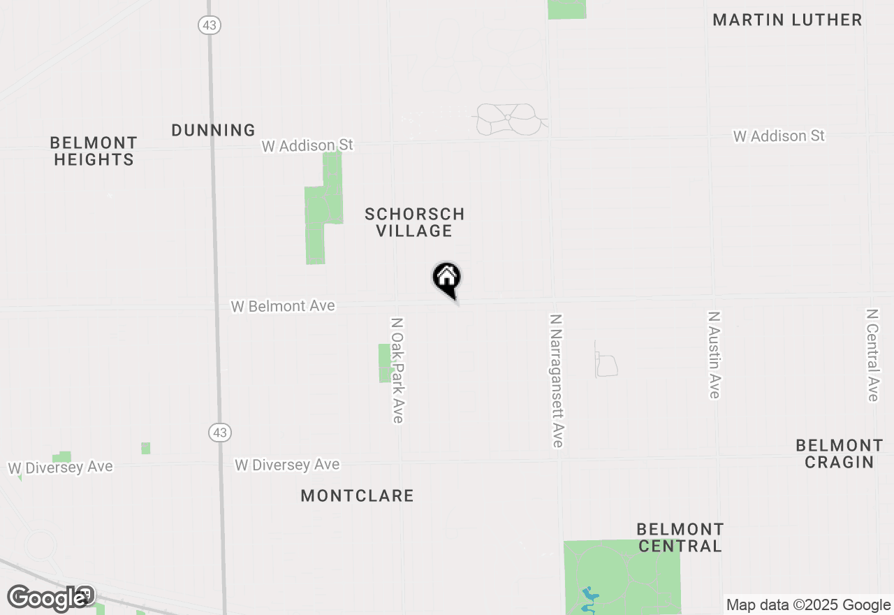 Map of 6643 W Belmont Avenue #2, Chicago, IL 60634