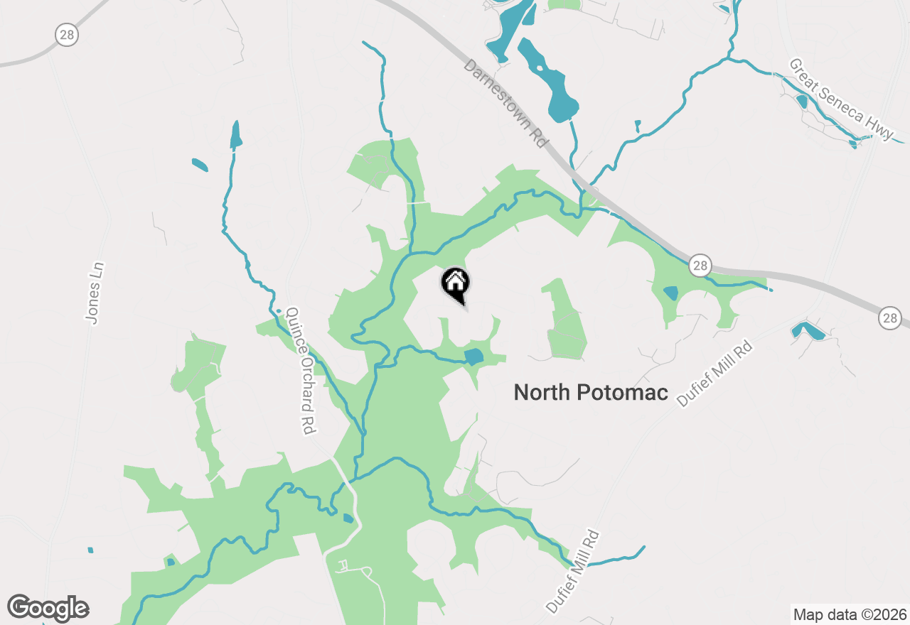 Map of 14920 Chestnut Ridge Court, North Potomac, MD 20878