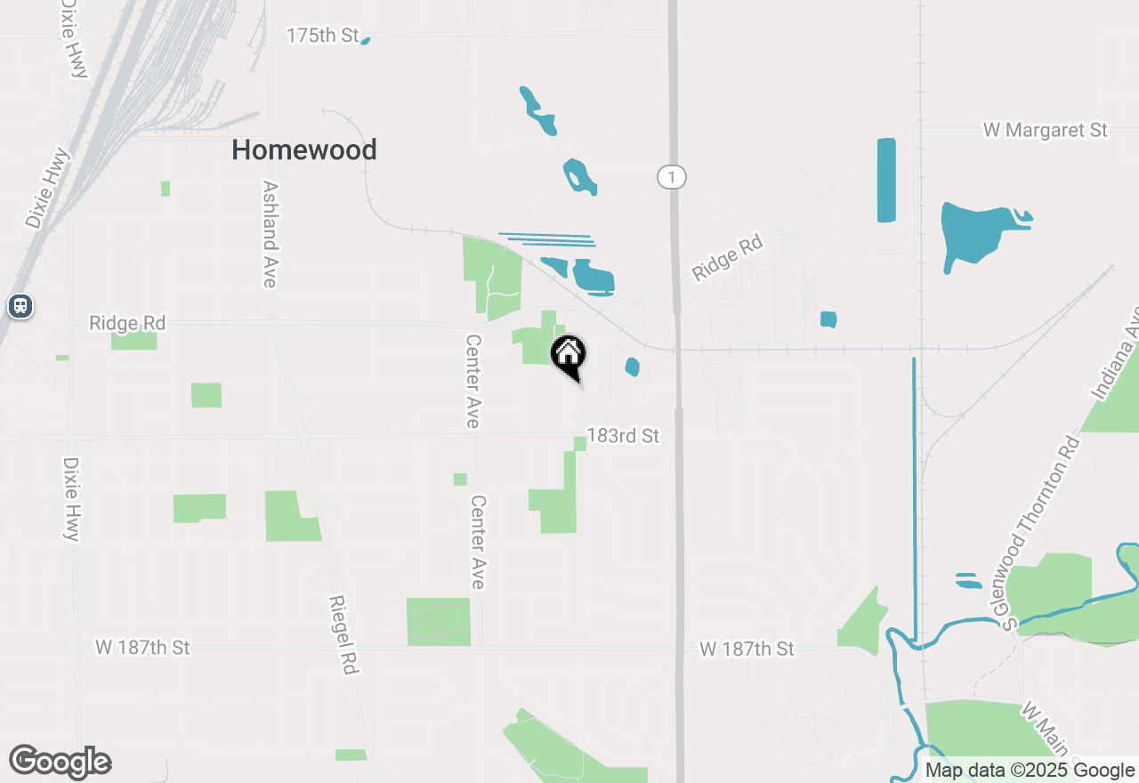 Map of 18231 Morgan Street #2S, Homewood, IL 60430