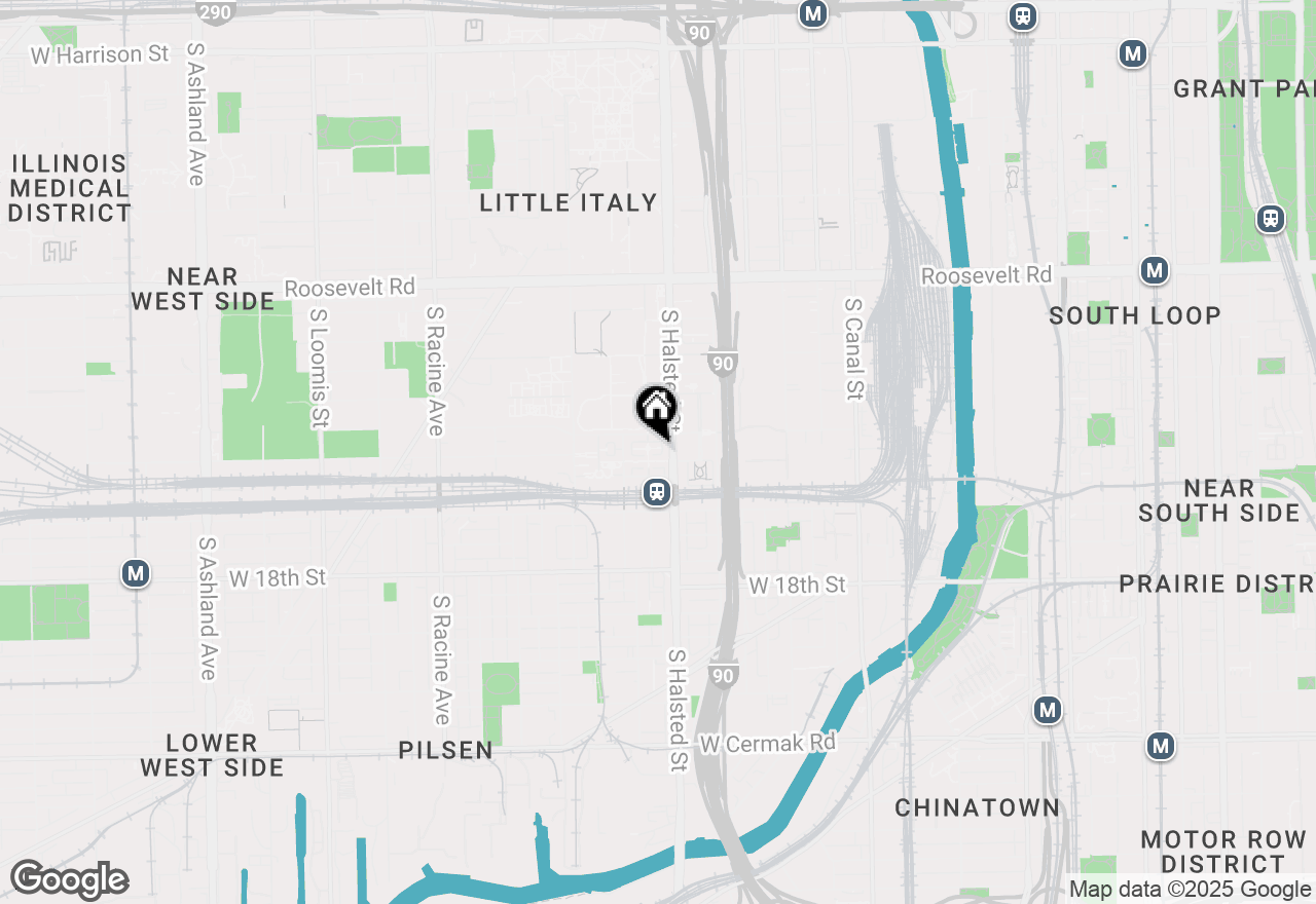 Map of 815 W Village Court #815, Chicago, IL 60608