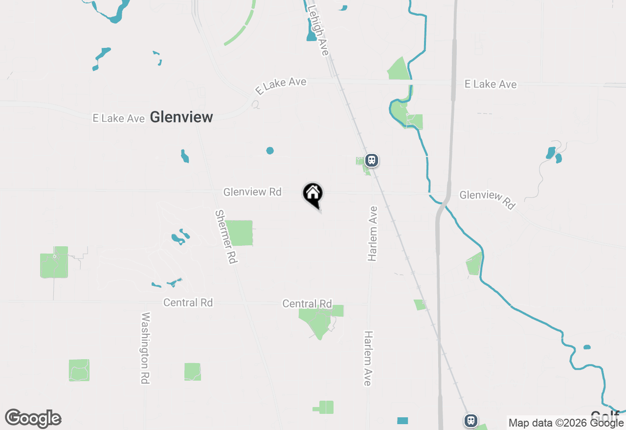 Map of 2105 Dewes Street, Glenview, IL 60025