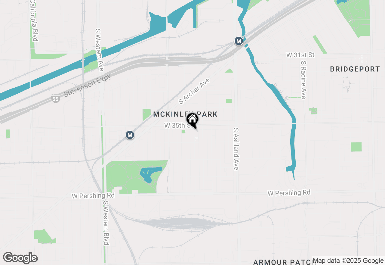 Map of 3522 S Honore Street, Chicago, IL 60609