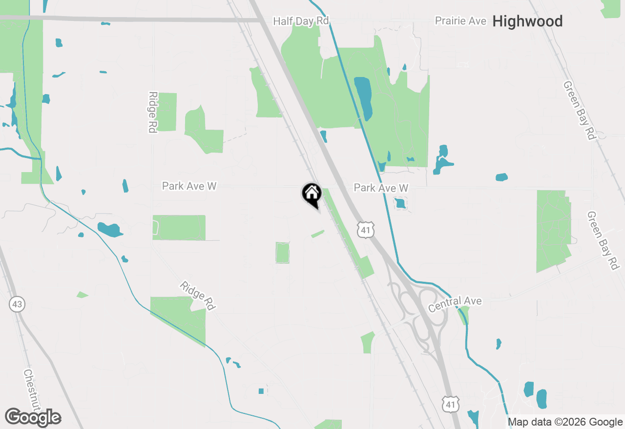 Map of 1908 Mccraren Road, Highland Park, IL 60035